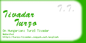 tivadar turzo business card
